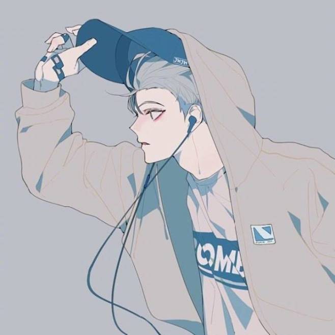 手绘男头