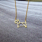 Scottish Terrier Necklace Dog Necklace Dog por glorikamishop