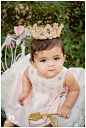 Princess baby in beautiful garden Baby Photography