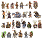 JRPG Characters Part 1 by eoghankerrigan