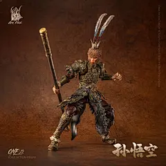 AceFigz 齐天大圣孙悟空 原型师高彦哲 1/12 可动人偶 - 拆盒