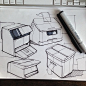 Printer design sketches <a class="pintag searchlink" data-query="%23id" data-type="hashtag" href="/search/?q=%23id&rs=hashtag" rel="nofollow" title="#id search Pinterest">#id</a> 