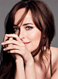 #杂志大片# Glamour UK March 2017: #Dakota Johnson# by Nino Mnoz. 忙着宣传新作《五十度黑》的达科塔·约翰逊. ​​​​