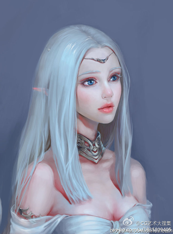 游戏原画 cg风 厚涂 插画