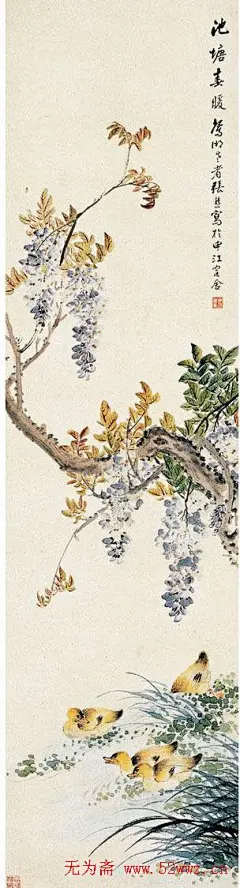 张熊(1803—1886)，又名张熊祥，字寿甫，亦作寿父，号子祥，晚号祥翁，别号鸳湖外史，鸳湖老人，鸳湖老者，鸳鸯湖外史，西厢客。别署清河伯子，髯参军。室名银藤花馆。秀水（今浙江嘉兴）人，张熊年青时代就移居上海，参加各种美术活动。
       他喜爱收藏金石书画，一生收藏了一万多件古董珍玩，名扬艺林，被称为&quot;沪上寓公之冠&quot;。张熊最擅长画花卉，纵逸似周之冕，古媚似王武。尤其善于画大幅的牡丹，屏山巨幛，以寻丈计者愈见力量。他画的花鸟、草虫、蔬果、人物、山水都很有功力，精篆刻，绘画注重写生