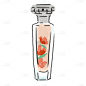 手绘-水彩简笔画香水美妆元素10