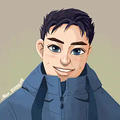美式风格 人物插画 男孩 小哥哥