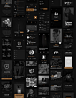 非常高端的冷酷时尚黑金质感APP UI KITS | 云瑞