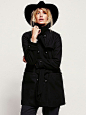 Free People Military Belted Wool Coat, $298.00