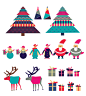 Merry Christmas and Happy New Year : ewelinagaska.com, Merry Christmas, Happy New Year, branding, illustration, vector, color, love, cute, nice, warsaw, girl, santa, renifer, rudolf, billow