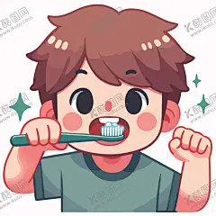 刷牙的小孩 【酷图网】卡通,牙刷,刷牙,牙膏,牙齿,牙,呵护牙齿,爱护牙齿,牙齿宣传,手绘,绘画,插画,素材,矢量,图片