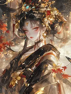 古风｜头像｜枯叶蝶 - 小红书