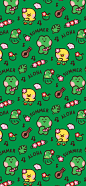 ✐.line friends-平铺壁纸