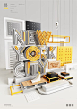 City 3D Letterings. Some new 3D letterings by Peter Tarka. Each month, the Wroclaw, Poland-based graphic designer creates a design project that focuses on