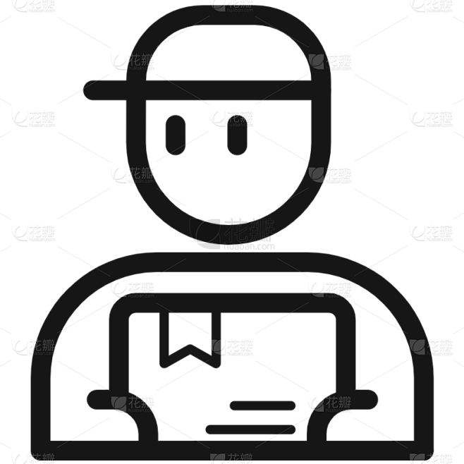 电商线性icon-快递员