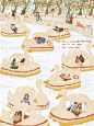 /被快乐包围。 : ·因为是快乐地划船。 ·在湖上被包围着的我们。 ·是被快乐包围。   #插画  #画画  #ipad插画  #我是原创插画师  #笔记灵感  #日常  #快乐  @薯队长 @薯条小助手 @小红书成长助