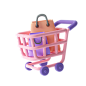 Shopping Cart And Bags  购物车