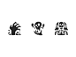 Necromancer RPG game icons necromancer logo ui rpg glyph game design illustration icons icon