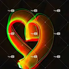 心 光 绘画 辉光 黄色 自由背景 情人节 笔记本电脑壁纸