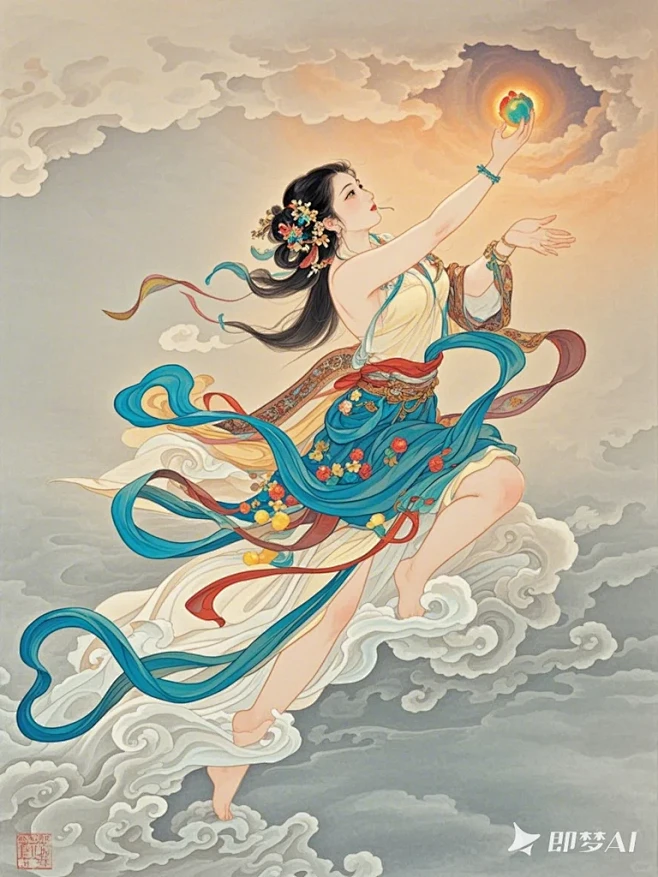 女娲用五彩石补天 - 小红书-花瓣网
