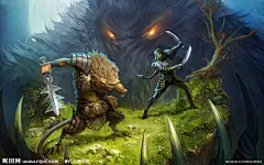 魔兽争霸 游戏壁纸大图 点击还原