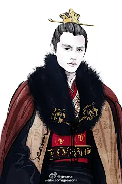 #jjseason插画# #season时尚插画# ----- Happy birthday to 靖王@王凯kkw   O绅士帅气 低调男神王凯