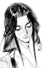 国风 黑 男生头像 古风
