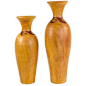 NOVICA 2 Hacienda Style Decorative Ceramic Vases Handmade in Mexico
