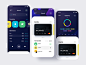 Banking app concept wallet interface dashboad mobile design mobile statistics ios app bank bank app concept webdesign website shape interaction design web ui ux design