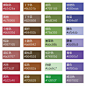【配色方案】常见色彩名称及对应photohsop色值参考~无水印~转需~
