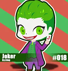 【日更】1天1Q~ 来互相伤害吧~_星吧唧_DC圈插画_网易GACHA二次元社区#Joker# #欧美# #DC# #电影# #动漫# 