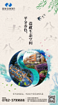 春分，节气，地产创意海报