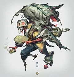 马来西亚原画师Tan Zhi Hui ​​​​作品 ​ （转）via @板绘插画教程 ​​​​