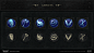 uı video game diablo Diablo IV fernando forero ui art Blizzard Digital Art  design iconography