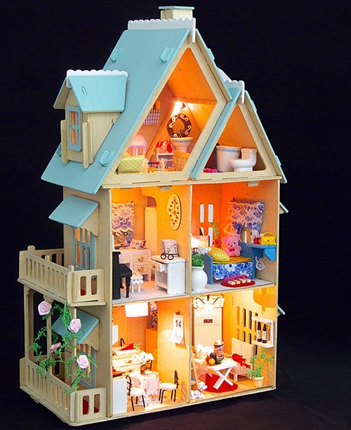 不老童话diy模型小屋 手工制作可爱小房...