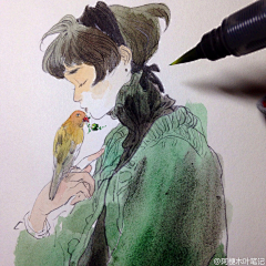 海狸哟采集到水彩