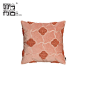 中式抱枕中国风床枕客厅古典红木沙发靠垫套花纹钉珠方枕桃色粉色-淘宝网