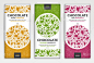 Packaging design of chocolate bars. Vintage vector