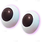 人体部位软3D动漫大眼睛