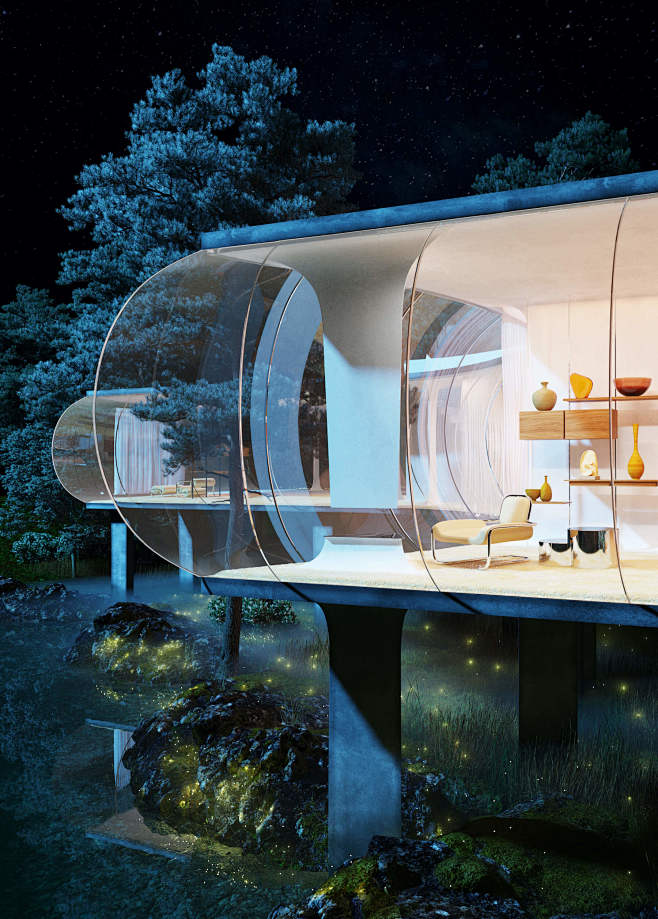 futuristic house