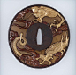 Tsuba with design of dragons and clouds | Museum of Fine Arts, Boston