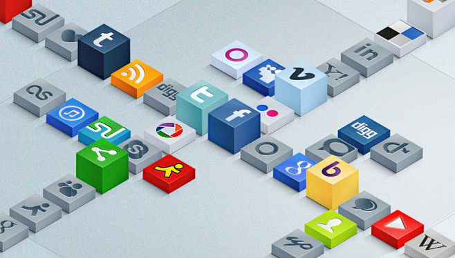 free_3d_social_icons...