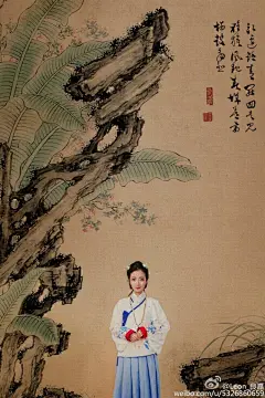 #设计小课堂#  简单粗暴！手把手教你如何用 #photoshop# 设计打造《浣溪沙》古风画卷风格照片效果！教程非常简单，分分钟即可完成，很适合新手练习，需转学习吧！#PS技巧方法#  摄影师： @Leon_良嘉 ​​​​