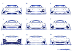 不会DESIGN采集到汽车手绘