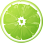 常用icon素材  png ui 水果横切面 柠檬