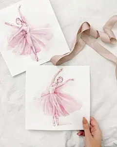 粉嫩少女心水彩小动物插画 | 简单舒服，温柔可爱