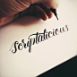 Brush Pen Calligraphy & Lettering: Instagram Sessions : These photos showcase my brush pen calligraphy and lettering for logos and random words and sayings, posted over the past two years on Instagram.