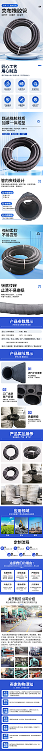 夹布橡胶管详情