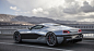  Aerodynamic Car Light Material Break Rimac Automobili Silver Sport Transport