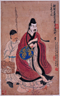 明 陈老莲 王羲之像105x66
